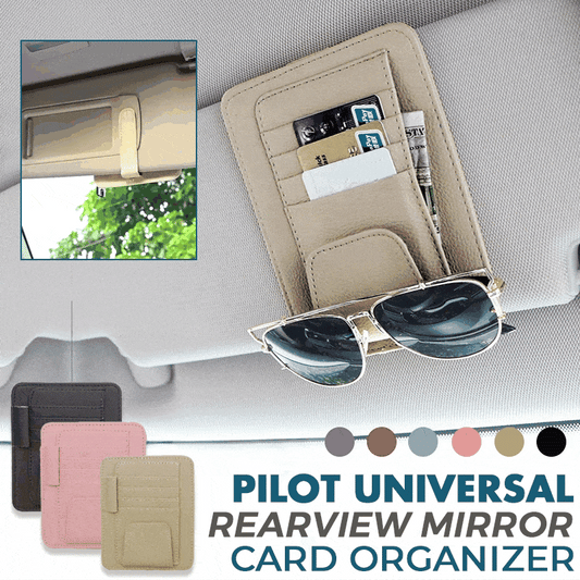 Pilot Universal Rearview Mirror Card Organizer